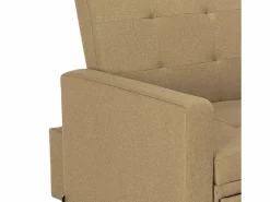 Le roi du relax Sillón cama individual con reposabrazos de diseño moderno Brooke -