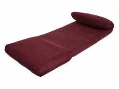 New MCW Sillón cama -E68, burdeos Granate