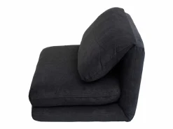 Outlet MCW Sillón cama -E68, gris oscuro Gris antracita