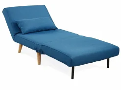 Vente-unique Sillón cama POSIO de tela - - L.74xAn.78xAlt.75 cm