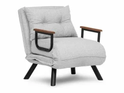 Best Sillón cama versátil de 1 plaza – 175 cm x 60 cm – – estructura de metal Sillón Escandinavo