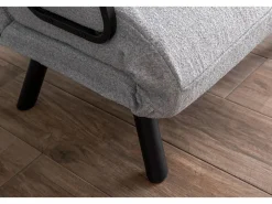 Best Sillón cama versátil de 1 plaza – 175 cm x 60 cm – – estructura de metal Sillón Escandinavo