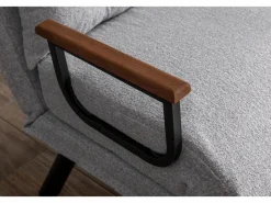 Best Sillón cama versátil de 1 plaza – 175 cm x 60 cm – – estructura de metal Sillón Escandinavo