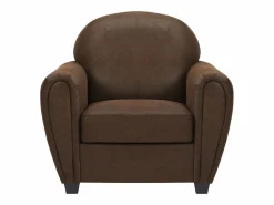 Best Sillón club VICTORY III en microfibra con efecto cuero envejecido Sillón Club