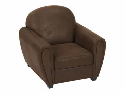 Best Sillón club VICTORY III en microfibra con efecto cuero envejecido Sillón Club