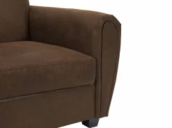 Best Sillón club VICTORY III en microfibra con efecto cuero envejecido Sillón Club