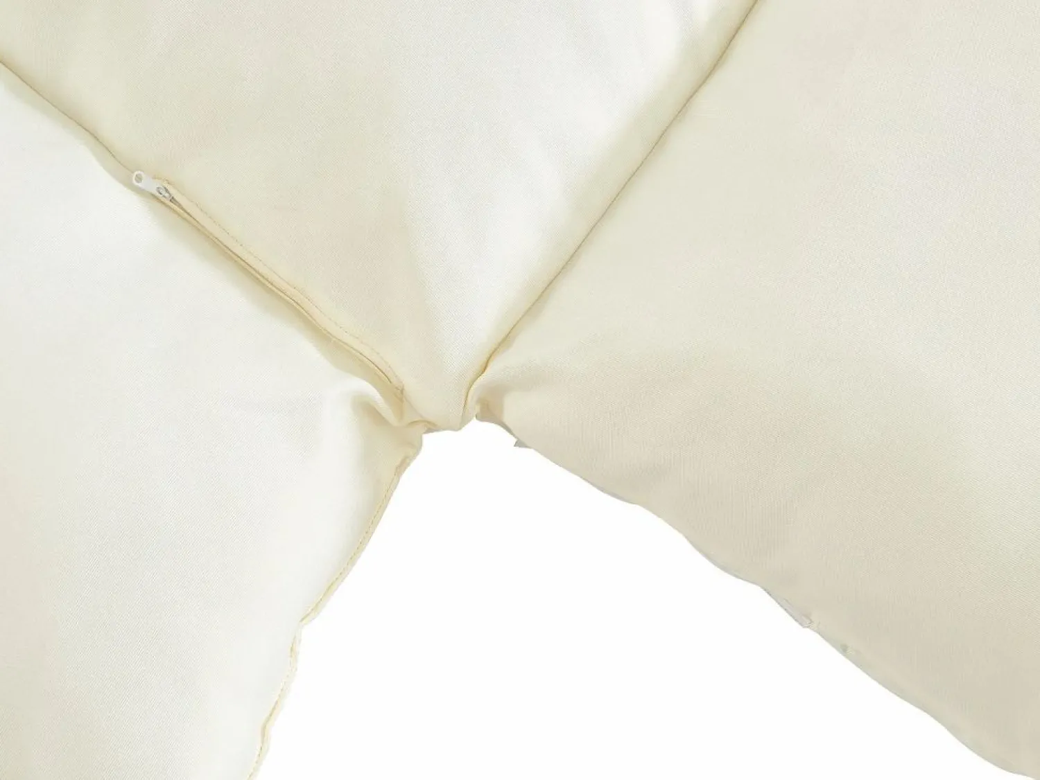 Discount MYLIA Sillón colgante de resina trenzada - con cojines blancos - LUTUS de Verde