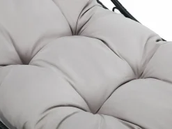 Online Sillón colgante de resina trenzada - con cojines grises - LUVA de Sillón Colgante