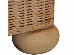Clearance Sillón con cojines ratán natural Sillón De Mimbre
