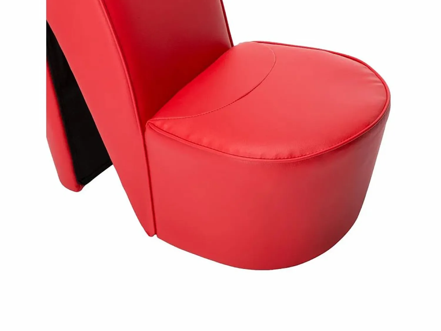 Hot Clicnbuy Sillón con forma de zapato de tacón cuero sintético Rojo
