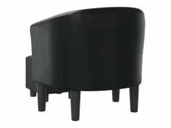 Best Sillón con taburete cuero sintético Sillón Estilo Cabriolet
