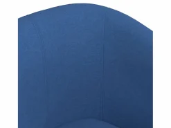 Clicnbuy Sillón con taburete tela