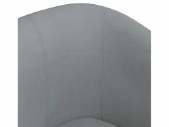 Clicnbuy Sillón con taburete tela claro