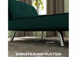 Sillón convertible 3 en 1 con cojín, tejido de terciopelo, patas de acero, oscuro (77x88x83cm)