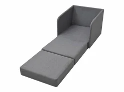 Sale Clicnbuy Sillón convertible en cama tela claro Gris