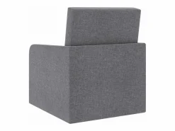 vidaxl Sillón convertible tela claro