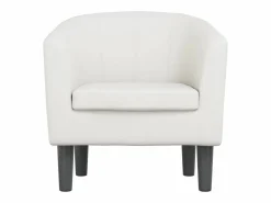 Discount Sillón cuero sintético Sillón Estilo Cabriolet