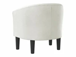 New Clicnbuy Sillón cuero sintético Blanco