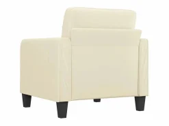 vidaxl Sillón cuero sintético 60 cm