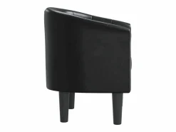Outlet Sillón cuero sintético Sillón Estilo Cabriolet