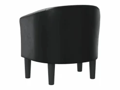 Outlet Sillón cuero sintético Sillón Estilo Cabriolet