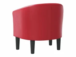 vidaxl Sillón cuero sintético