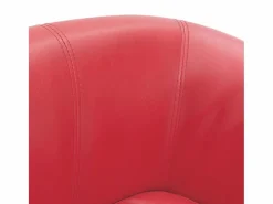 New Sillón cuero sintético Sillón Estilo Cabriolet