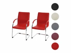 MCW Sillón de conferencia Perm (juego de 2),