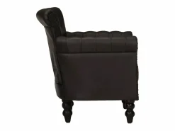vidaxl Sillón de cuero auténtico de cabra