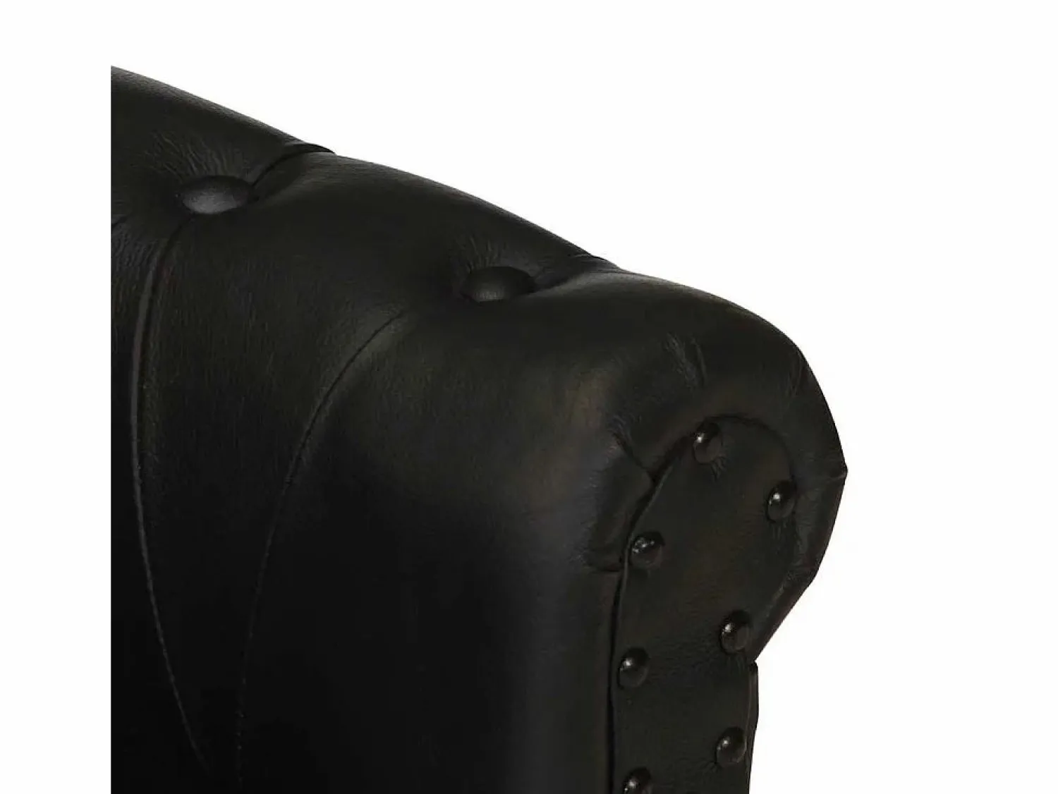 vidaxl Sillón de cuero auténtico de cabra