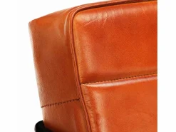 Sale vidaxl Sillón de cuero auténtico marrón canela Marru00f3n