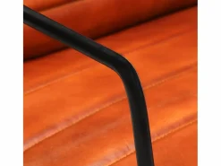 Sale vidaxl Sillón de cuero auténtico marrón canela Marru00f3n