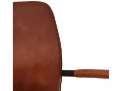 vidaxl Sillón de cuero auténtico marrón