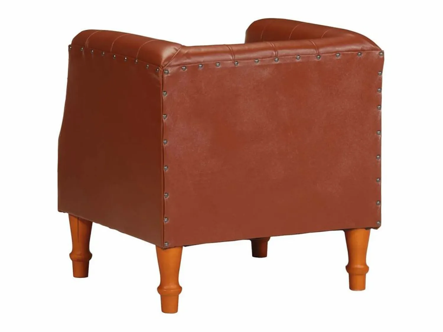 Discount vidaxl Sillón de cuero auténtico marrón Marru00f3n