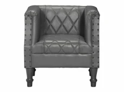 Hot Sillón de cuero de cabra auténtico Sillón De Piel