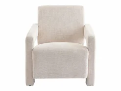 Vente-unique Sillón de diseño en tela texturizada color ISPARTA