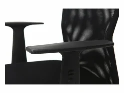 Discount Miliboo Sillón de escritorio diseño malla negra PLUZ Negro