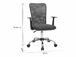 Online Sillón de escritorio diseño malla blanca PLUZ Silla De Oficina