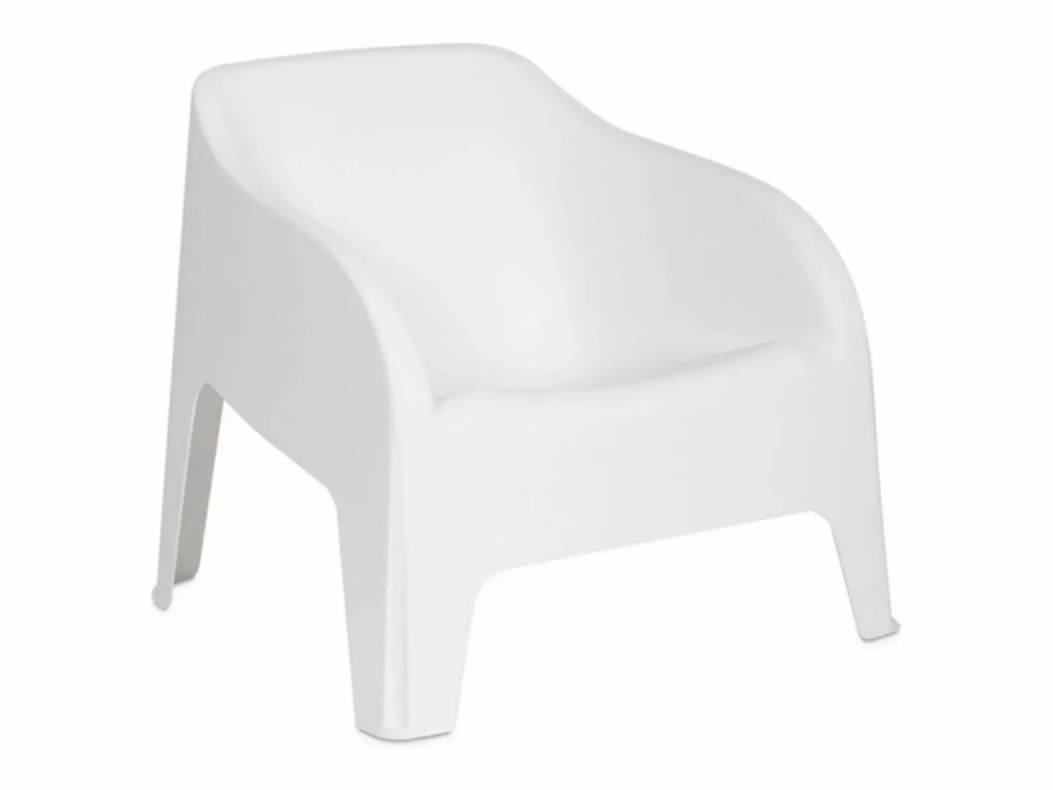 Online Sillón de jardín apilable "Polignano" de resina para exterior, 79 x 76,5 cm, 70 h Tumbona