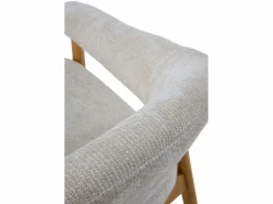 Sillón de madera de roble tapizado en Sillón|Sillón Escandinavo