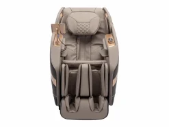 Vente-unique Sillón de masaje de imitación cuero, sistema de gravedad cero, gris, MOWATA
