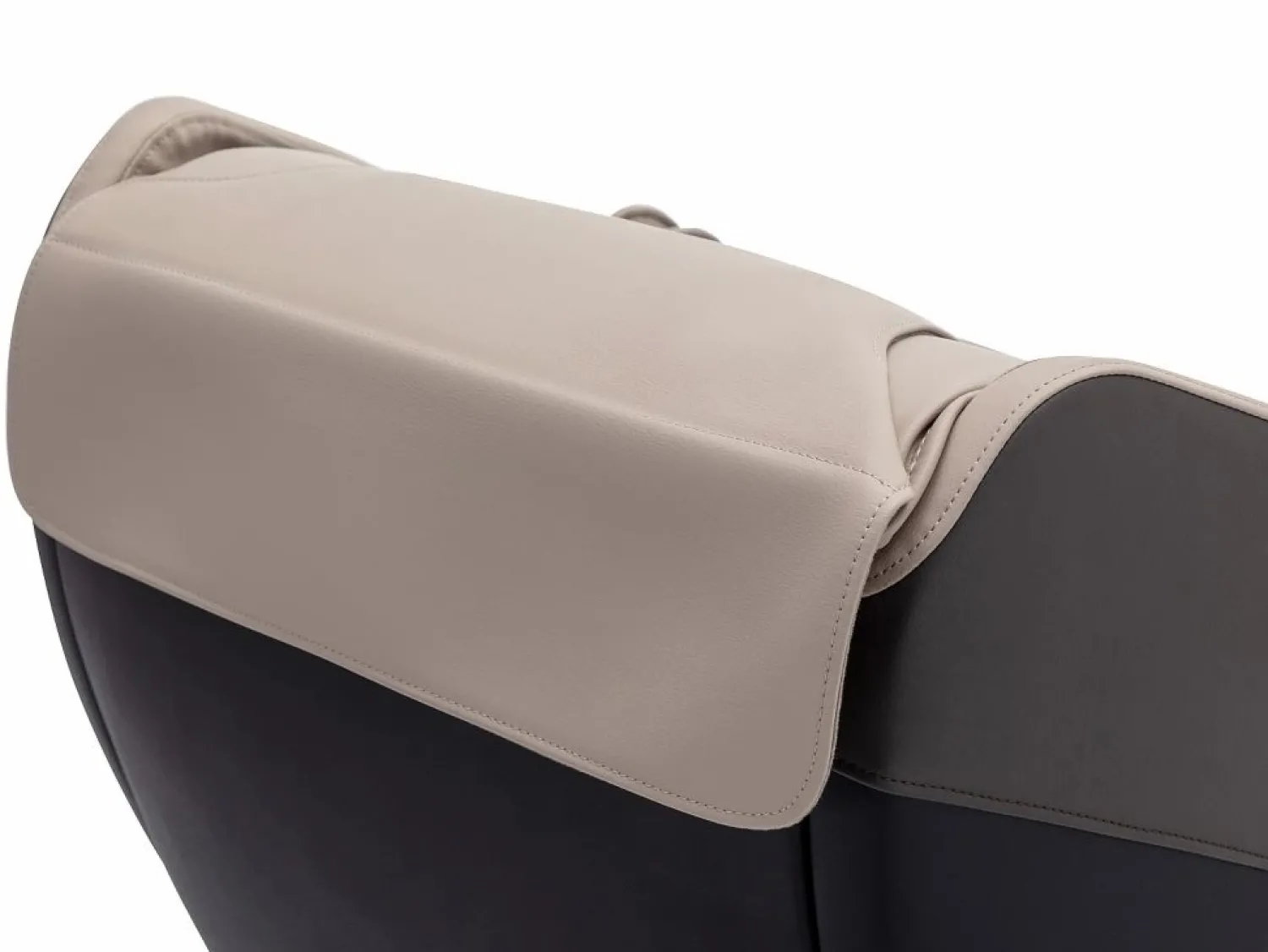 Vente-unique Sillón de masaje de imitación cuero, sistema de gravedad cero, gris, MOWATA