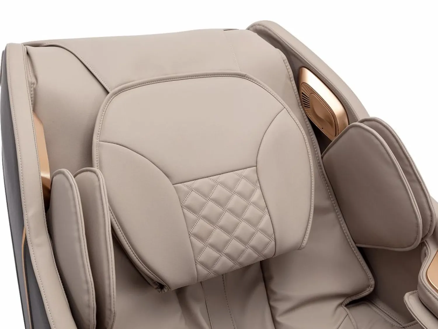 Vente-unique Sillón de masaje de imitación cuero, sistema de gravedad cero, gris, MOWATA