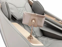 Best Vente-unique Sillón de masaje de piel sintética, sistema de gravedad cero, , MOWATA Gris