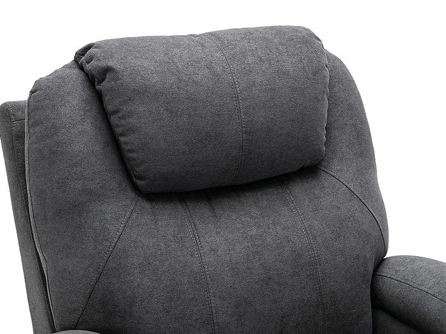 Vente-unique Sillón de masaje de tela - - SILVANO - acupresión y vibraciones