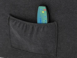 Vente-unique Sillón de masaje de tela - - SILVANO - acupresión y vibraciones