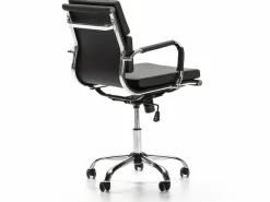 VS Venta-stock Sillón de Oficina Fenix reclinable , Piel sintética, Altura Ajustable