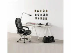 VS Venta-stock Sillón de Oficina Karen elevable y reclinable, Piel sintética, Color
