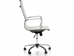 VS Venta-stock Sillón de Oficina Londres reclinable , Piel sintética, Altura Ajustable