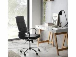New Sillón de Oficina Morgan reclinable , Piel sintética, Altura Ajustable Silla De Oficina